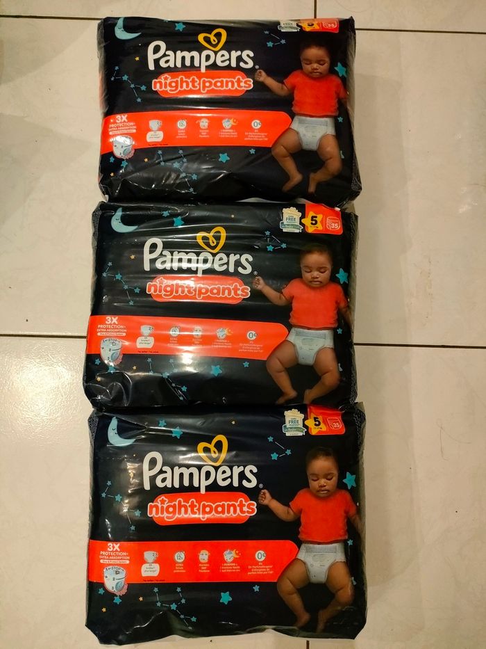 Pampers night pants taille 5