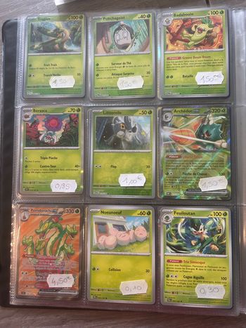 Carte Pokémon plante 