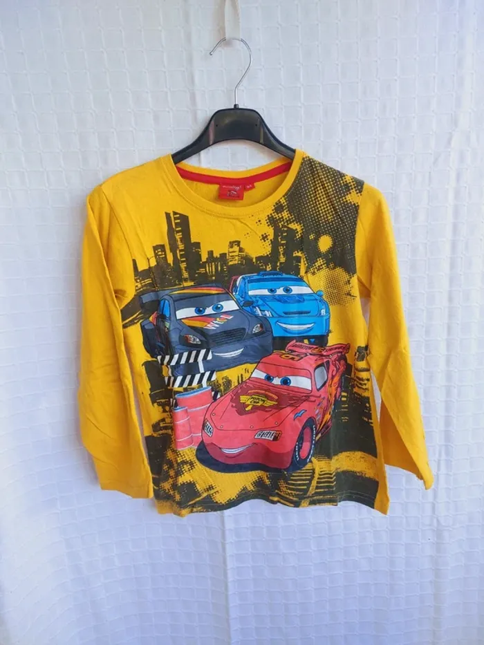 Tee-shirt manches longues Disney Pixar Cars 8 ans