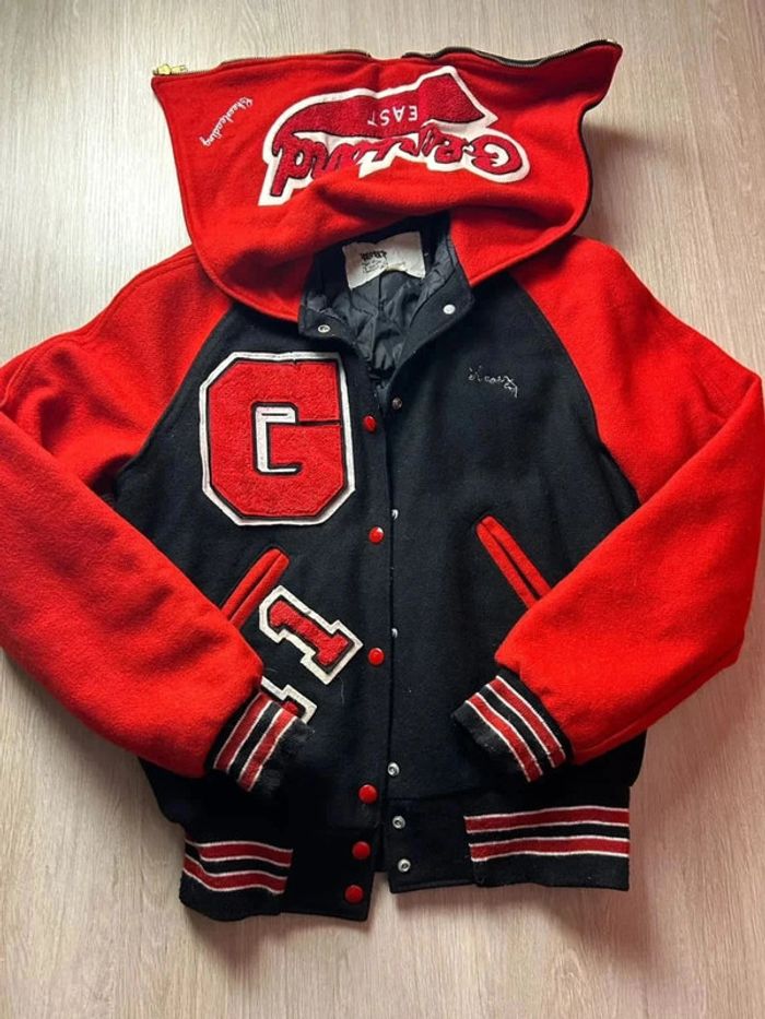 Teddy Varsity College Letterman Vintage “Glenbard East Cheerleading” Made in USA - photo numéro 2