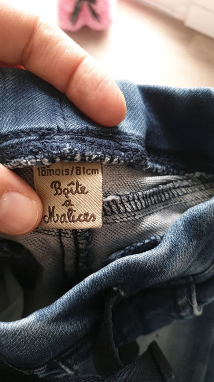 Jeans 18m effet délavé - photo numéro 3