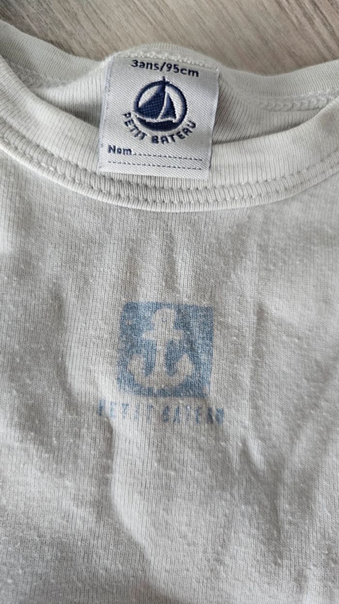 Chemise maillot de corps Petit bateau 3 ans 95 cm - photo numéro 3