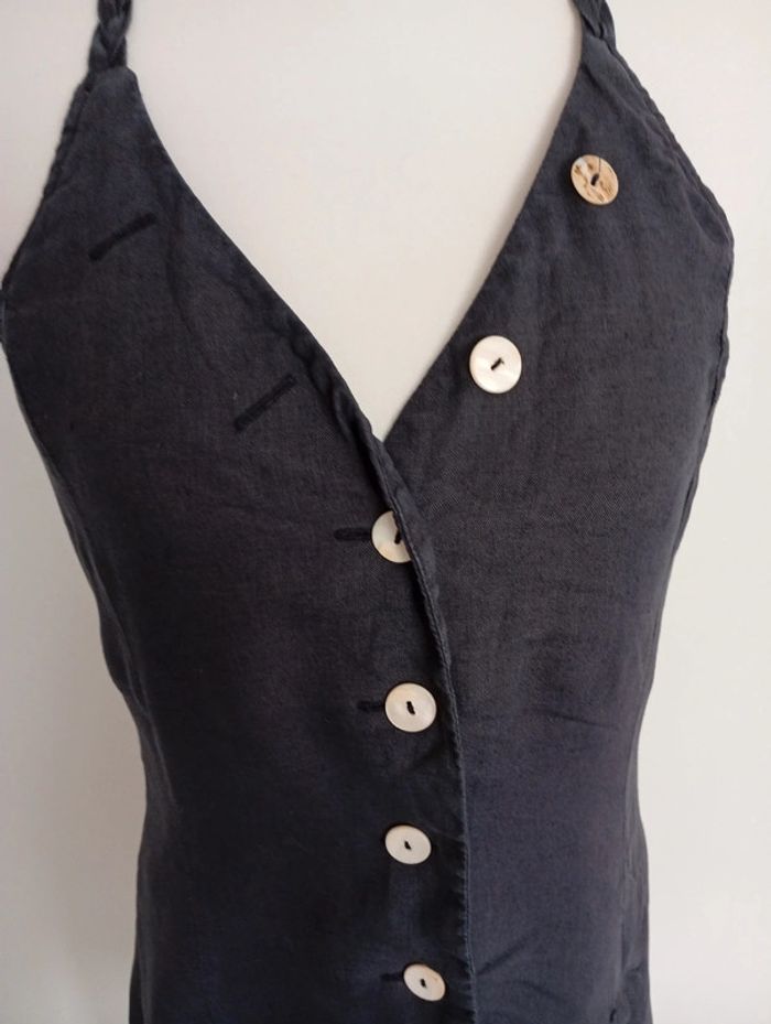 One Step - Robe dos nu taille 40 | 100% lin - photo numéro 9