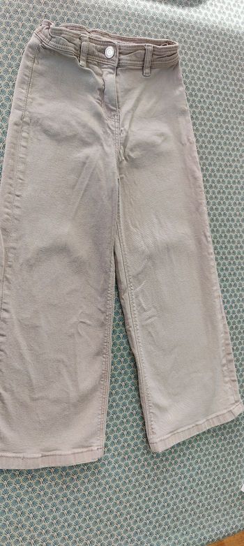 Jean large beige 9 ans