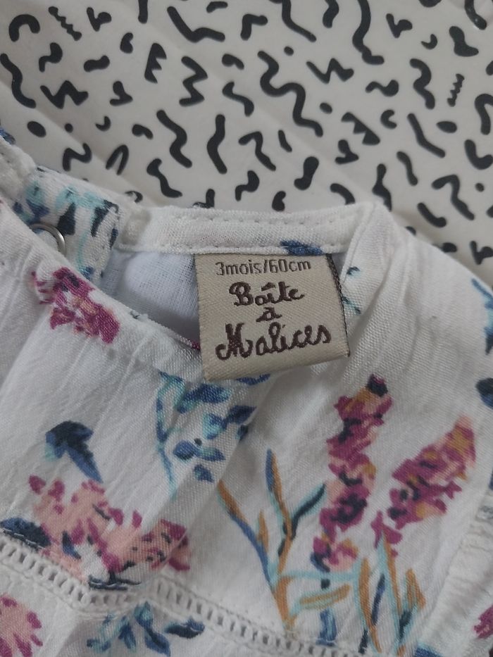 Robe fleurie fille 3 mois - photo numéro 3