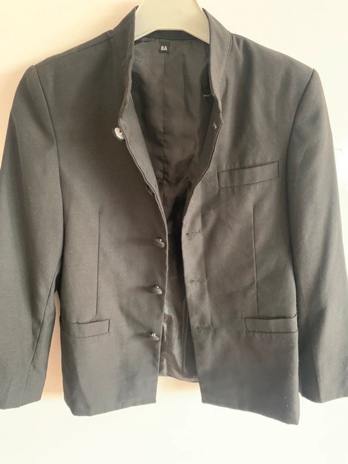 Costume 8 ans Adriano Jacometti noir / Pantalon taille élastique - photo numéro 8