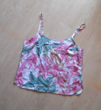 Débardeur fleuri femme, lingerie, Starissima, taille L 40