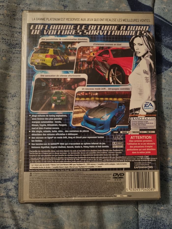 Jeu PS2 Need for Speed Underground - photo numéro 2