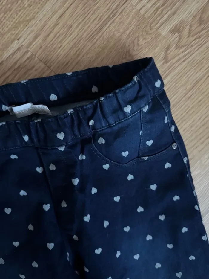 Pantalon slim orchestra 14 ans motifs cœur - photo numéro 6