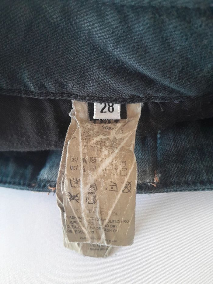 Jean slim taille basse Dolce&Gabbana reteinté en noir - photo numéro 9