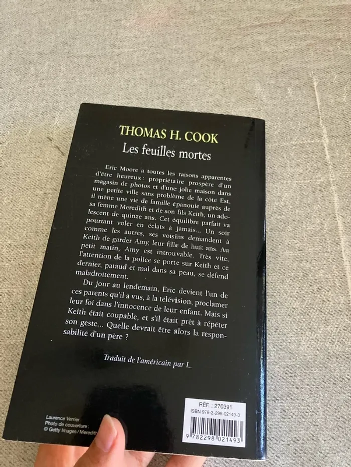 Les feuilles mortes – Thomas H. Cook - photo numéro 3
