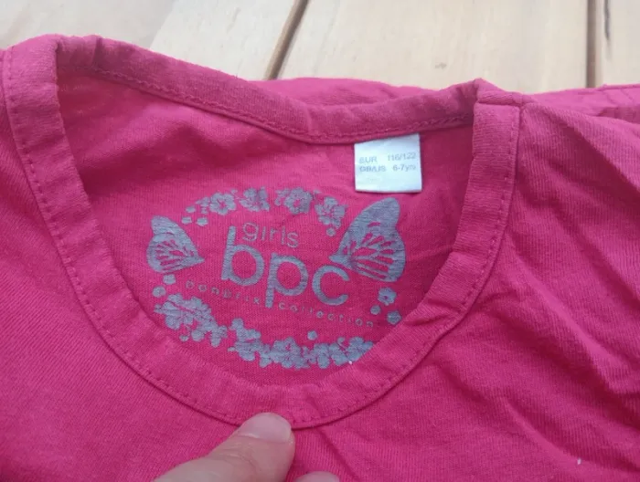 T shirt uni rose 6-7 ans - photo numéro 6
