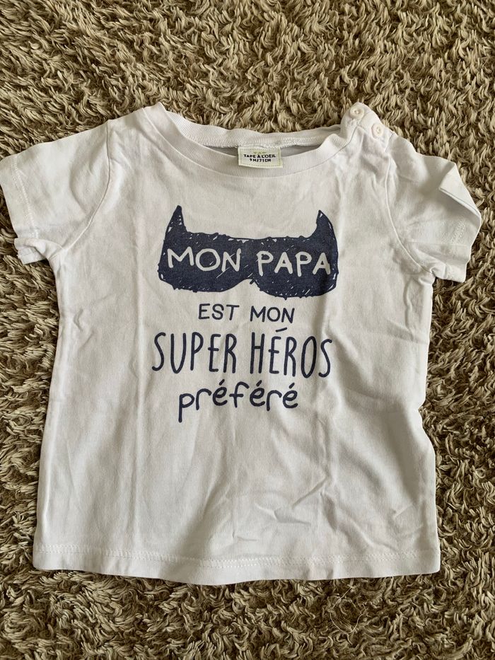 T-shirt - tape a l’œil - 9 mois