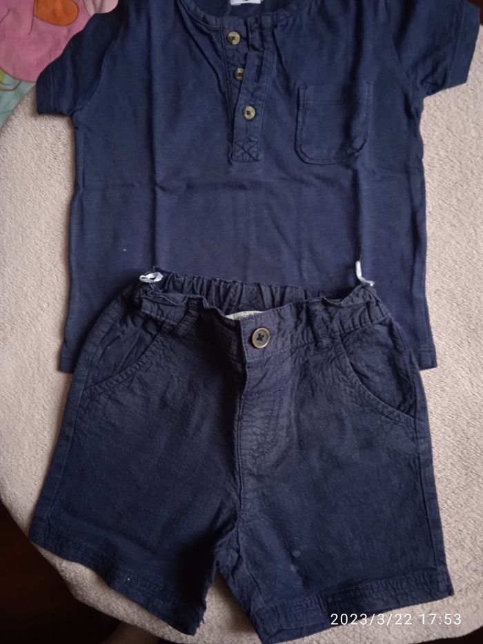 Ensemble t-shirt et short