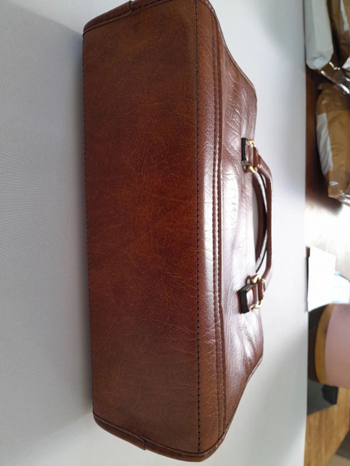 Superbe sac cuir italien vintage AILEE - photo numéro 3