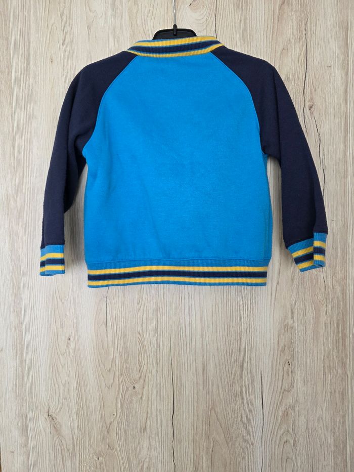 GILET GARÇON MINIONS MINIONS BLEU TURQUOISE /BLEU MARINE 3ANS MARQUE DESPICABLE ME MINIONS MADE - photo numéro 2