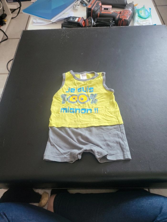 Combinaison je suis 100% mignon 0-M