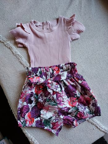 Ensemble fille 9-12 mois