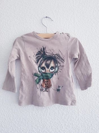 Zara - Tee-shirt à longues manches (9 mois)