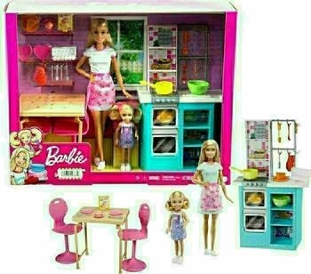 Barbie et sa cafétéria 2 poupées et accessoires
