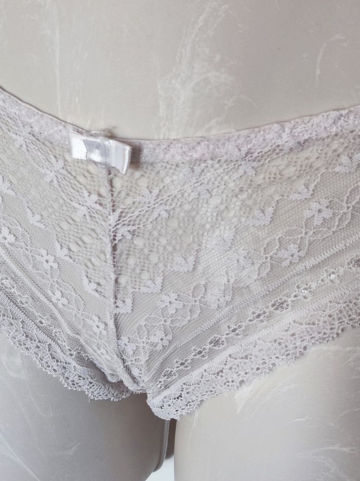 Lot 2 culottes  dentelle noir blanc - 38/M - photo numéro 3