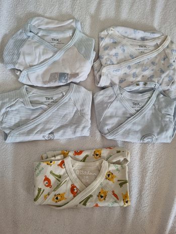 Lot de 5 bodies naissance