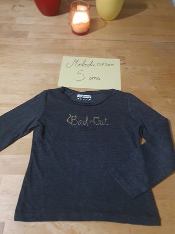 t shirt manches longues 5 ans in extenso