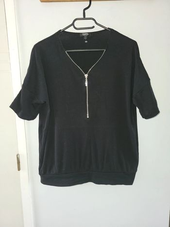 Zamba t-shirt blouse noir Taille L 40