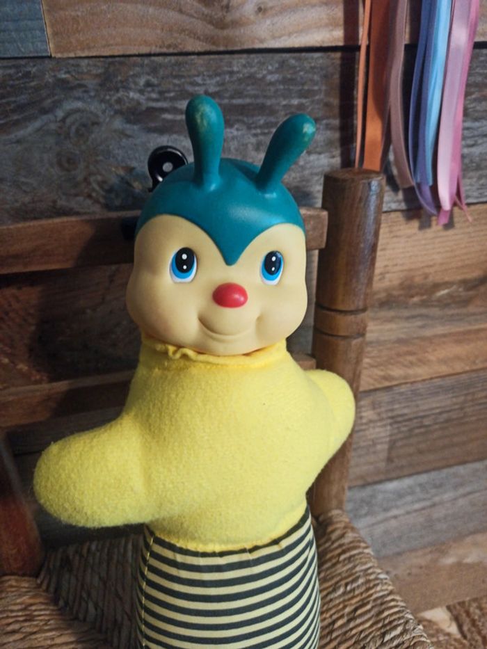 Peluche veilleuse luciole abeille vintage be - photo numéro 3