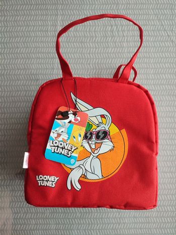 Sac à goûter Bugs Bunny rouge - Looney tunes neuf