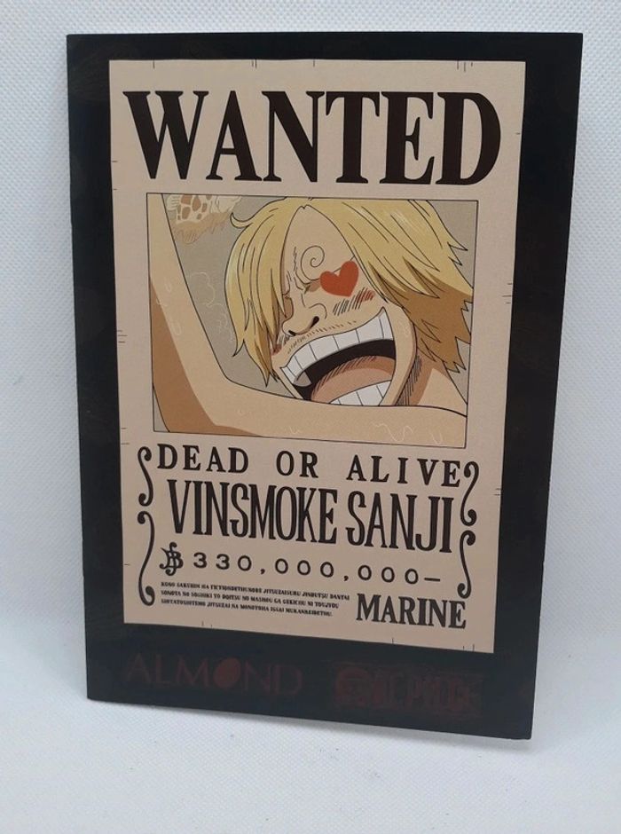 Petit carnet promotionnelle One Piece Sanji