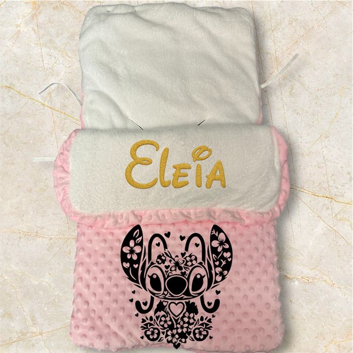 Chancelière de poussette personnalisée Stitch