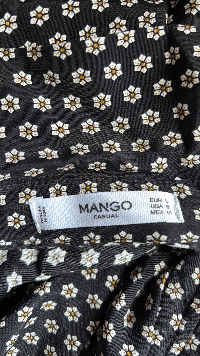 Robe longue fleuries portefeuille Mango T40 - photo numéro 4