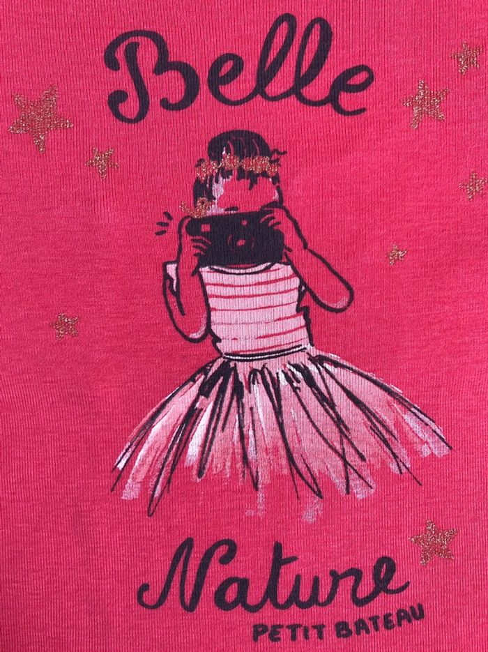 Cycliste pailleté et t-shirt Petit bateau T-10 ans - photo numéro 7