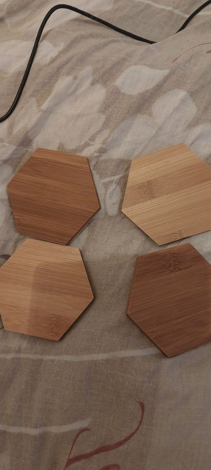 Sous verre en bois