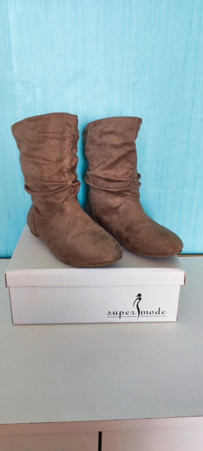 Bottines Daim 37 - photo numéro 8