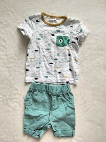 Ensemble short et t shirt