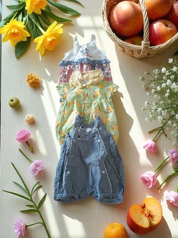 Lots combishort 6 mois