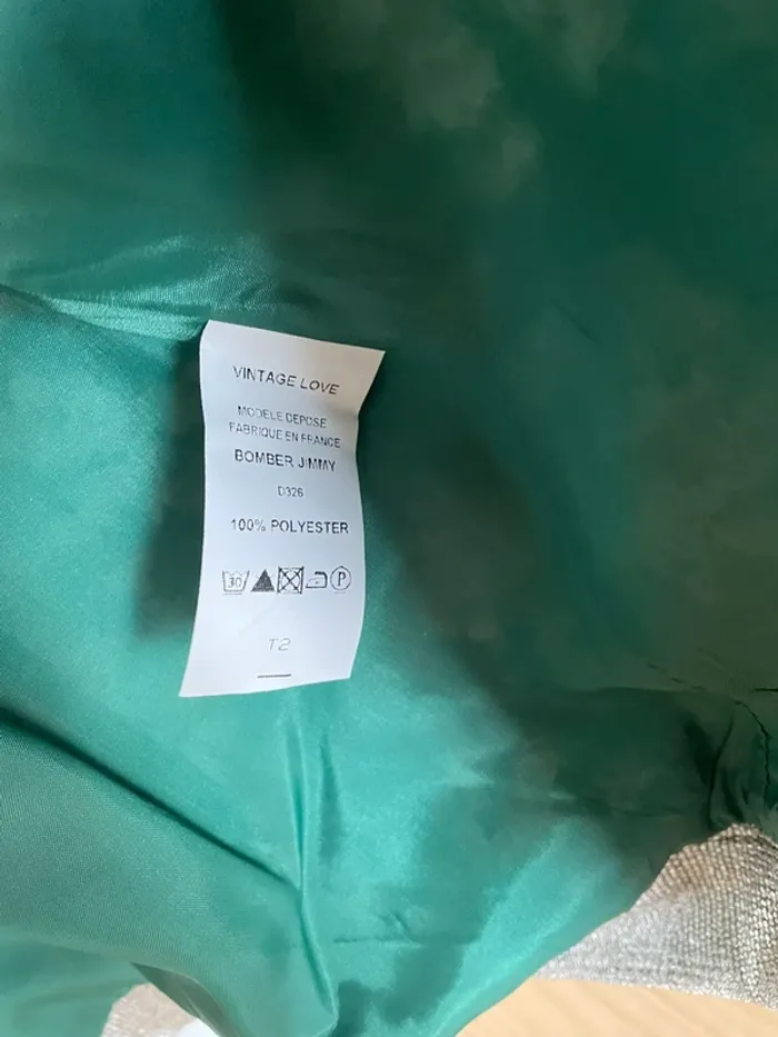 Blouson bomber Vintage Love neuf T2 - photo numéro 4