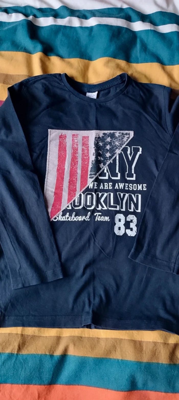 T-shirt manches longues en 10 ans