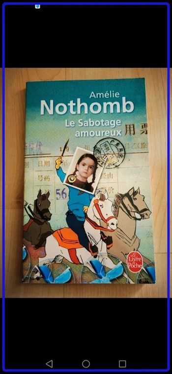 Livre d'Amelie Nothomb