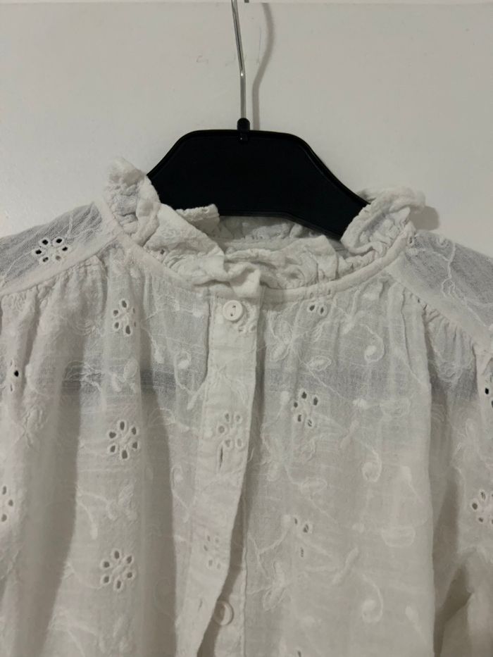 Blouse blanche kiabi 8 ans - photo numéro 2