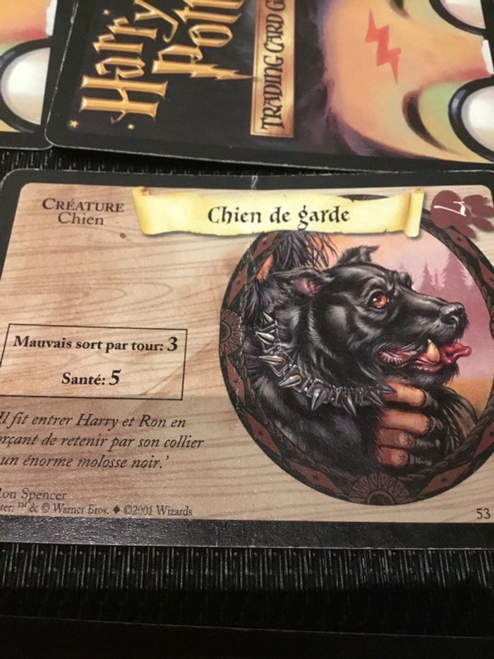 Harry Potter TCG lot 42 cartes  2001-2002 set de base et autres français Wizards - photo numéro 5