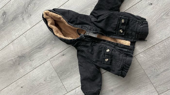 Veste en jean molletonné - 3 mois