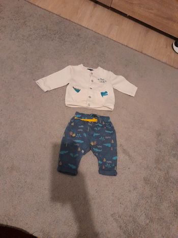 Ensemble crocodile 3 mois