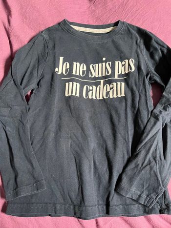 T shirt manches longues garçon 6 ans kiabi