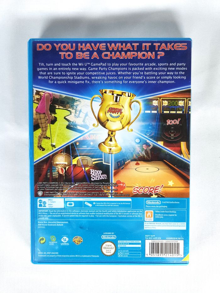 Jeu WII U Game Party - Nintendo - Boite en anglais - photo numéro 3