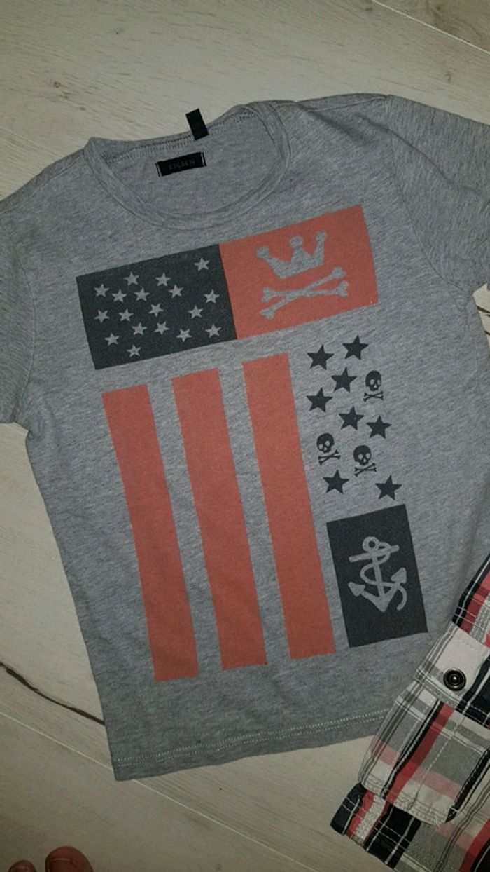 Lot de 3 articles garçon été 6ans ikks vert baudet - photo numéro 2