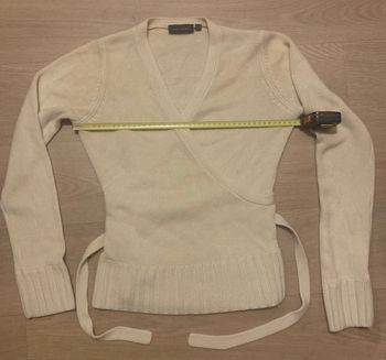 Gilet cache coeur couleur beige marque kiaby tailler38/40