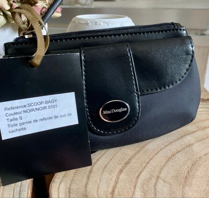 Porte-monnaie noir neuf Mac Douglas - photo numéro 3